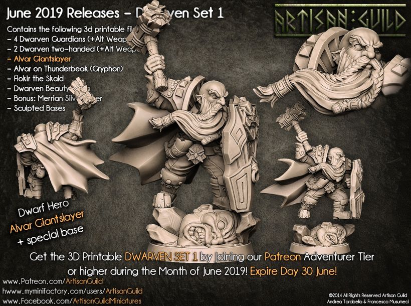 Dwarven Defenders — Dwarf Champion Alvar Giantslayer