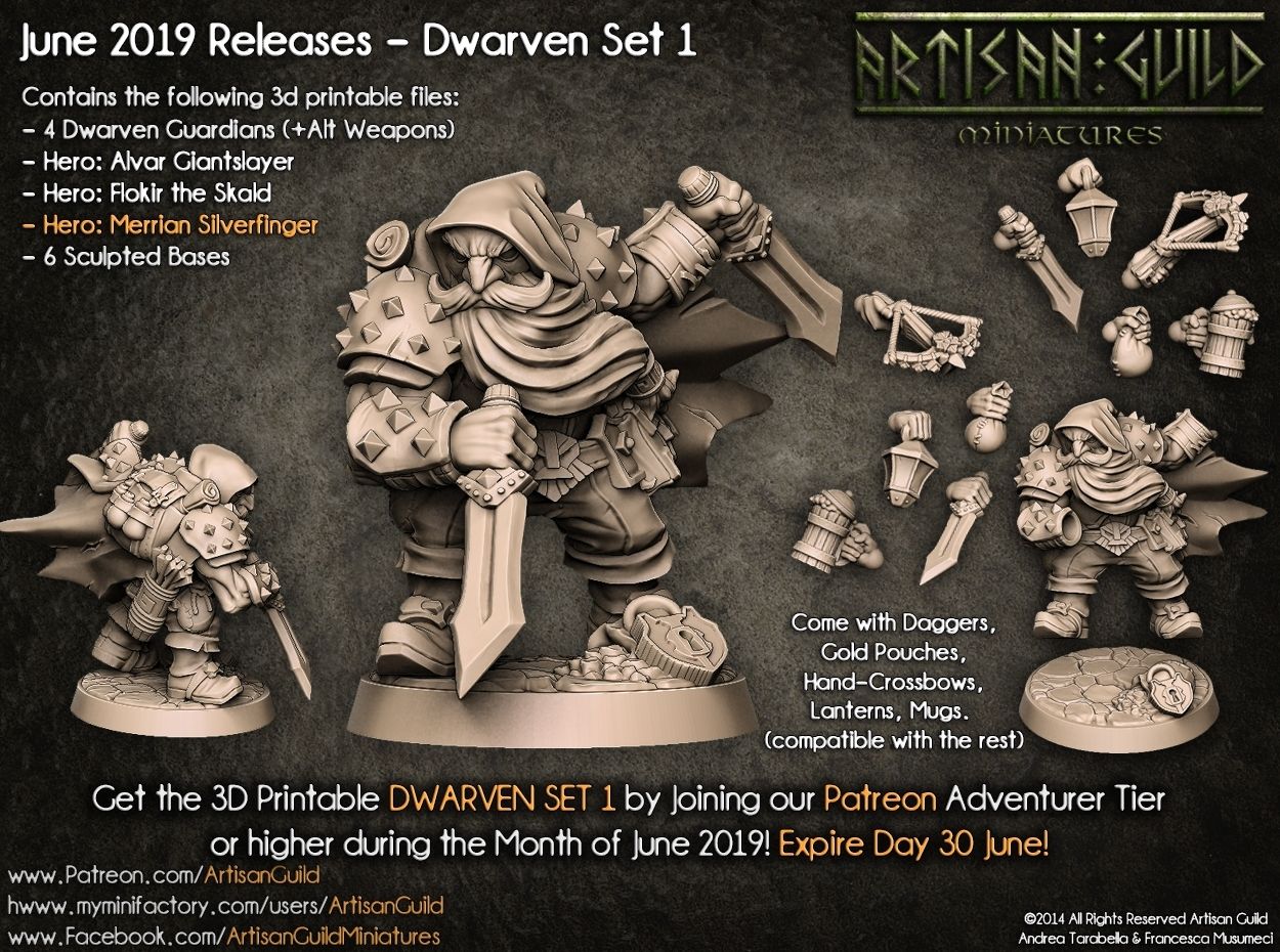 Dwarven Defenders — Merrian Silverfinger