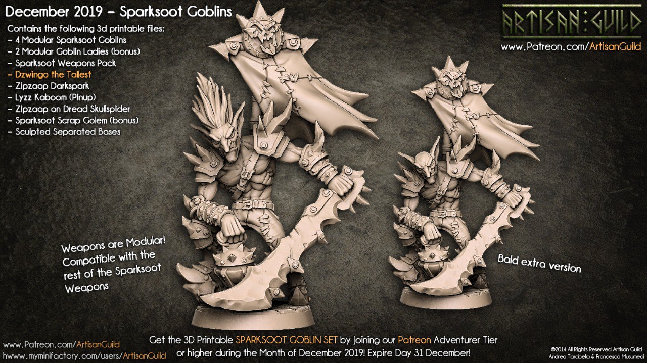 Sparksoot Goblins — Dzwingo the Tallest