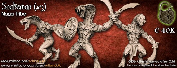 Naga Tribe Snakeman — Artisan Guild / Человек-змея из племени нага