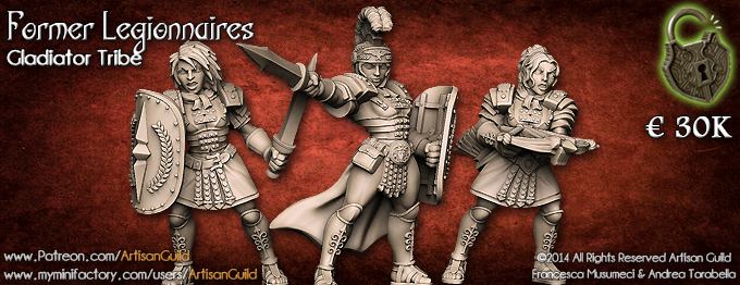 Gladiator Tribe Former Legionnaries — Artisan Guild / Бывшие гладиаторы из племени гладиаторов