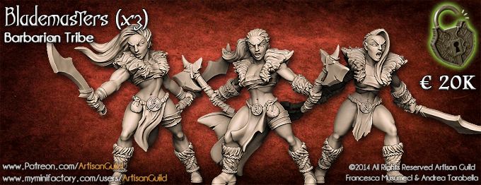 Barbarian Tribe Blademasters — Artisan Guild / Мастера клинка из племени варваров