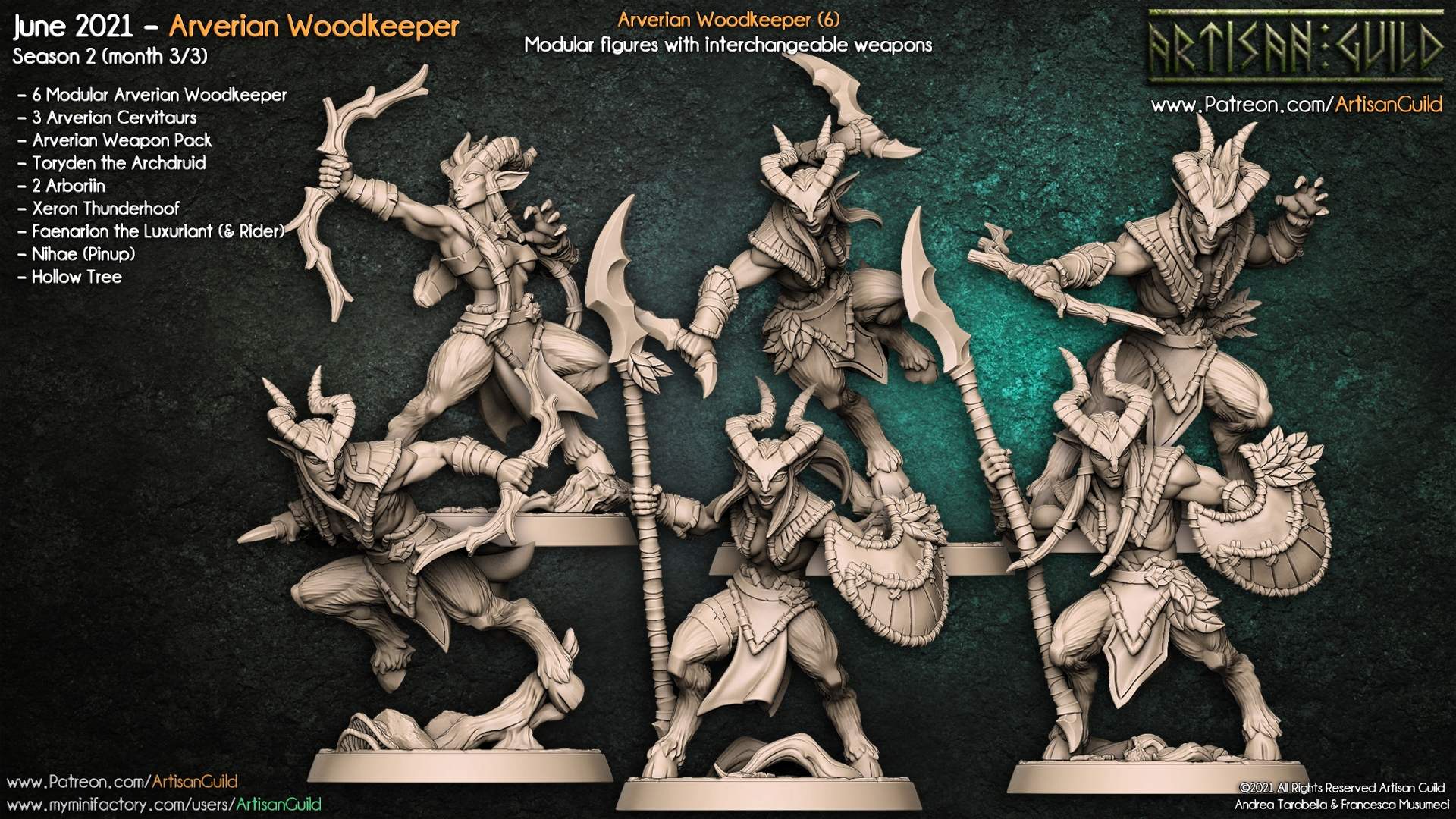 Arverian Woodkeepers — 6 Arverian Woodkeepers