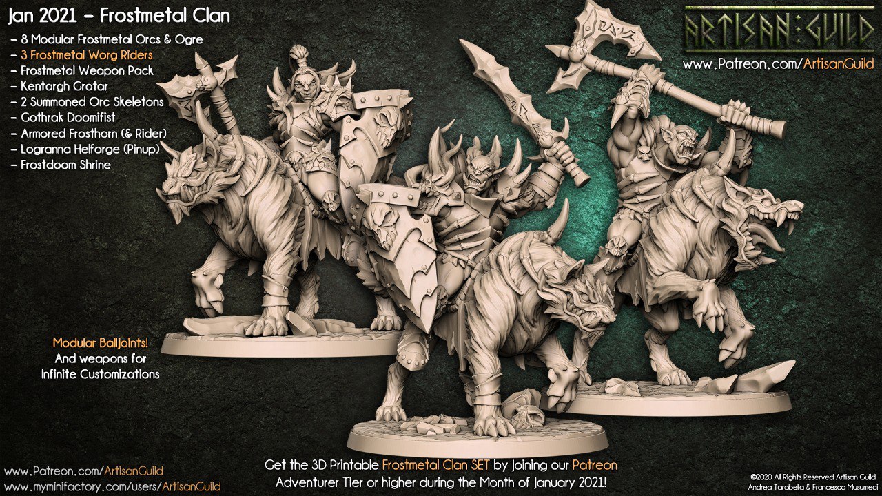 Frostmetal Clan — Worg Riders