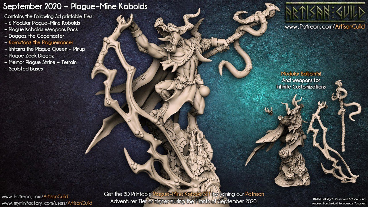Plague-Mine Kobalds — Kornutaaz the Plaguemancer