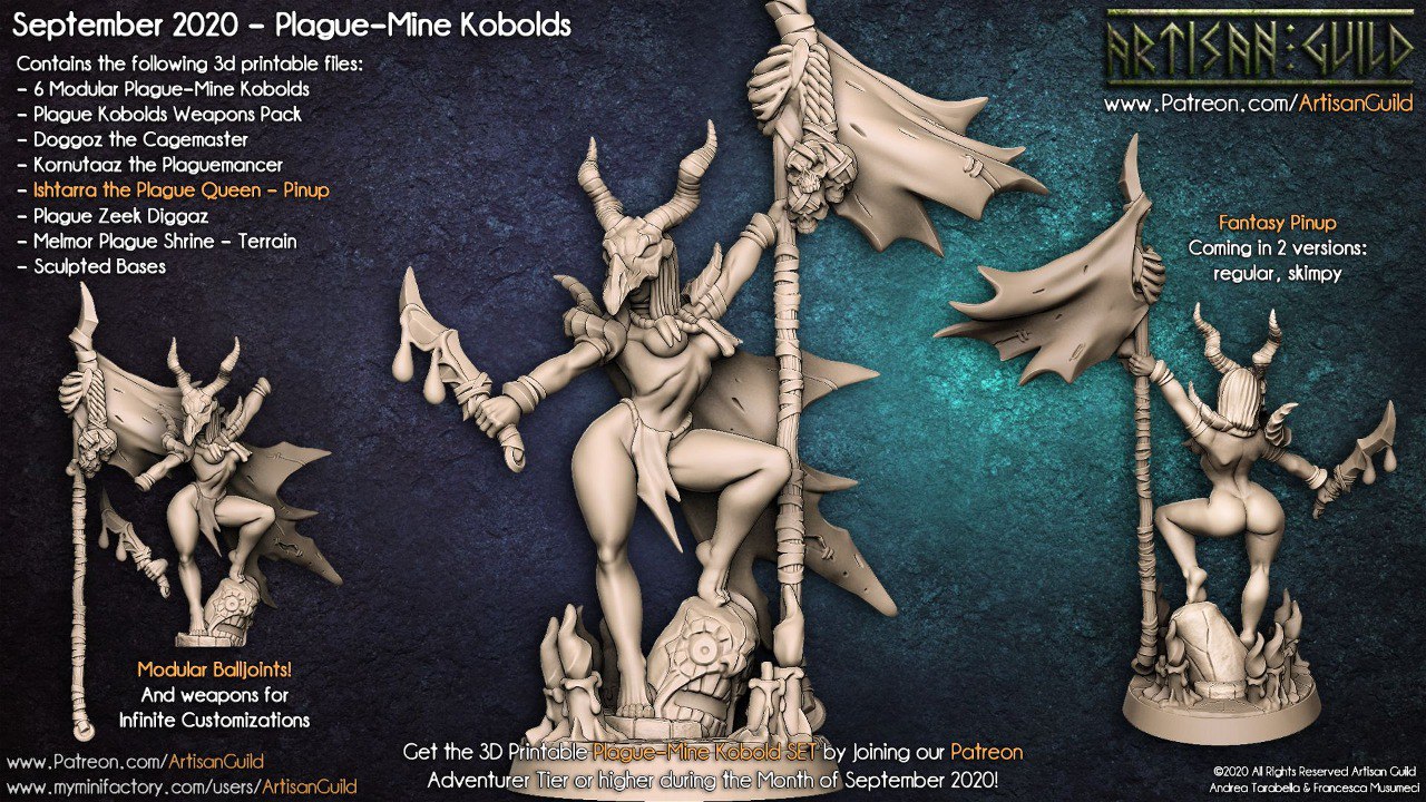 Plague-Mine Kobalds — Ishtarra the Plague Queen