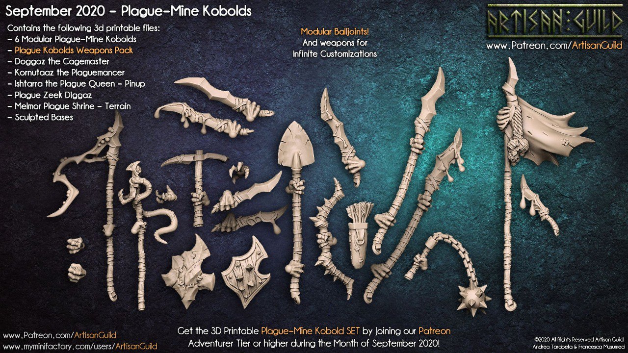 Plague-Mine Kobalds — Комплект оружия