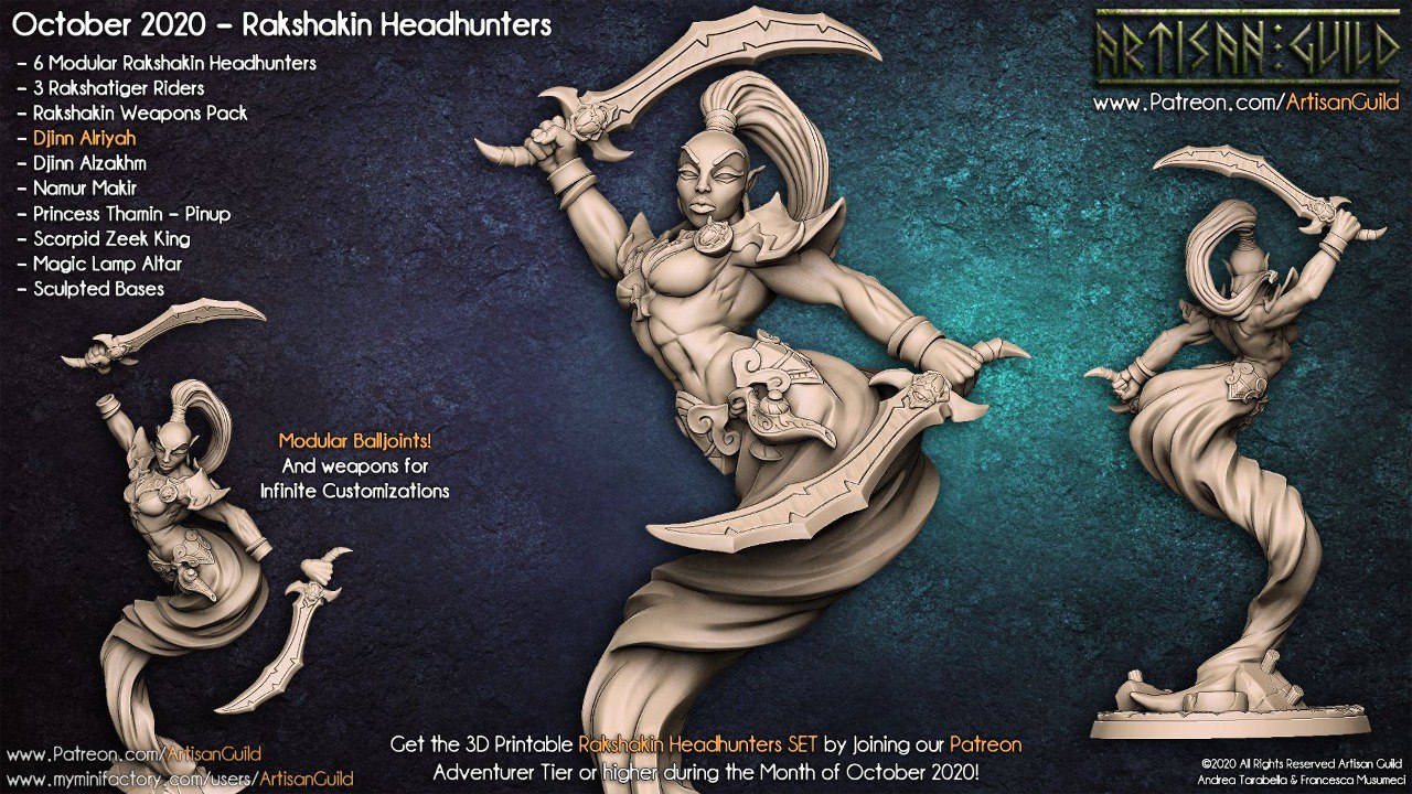 Rakshakin Headhunters — Djinn Alrivah