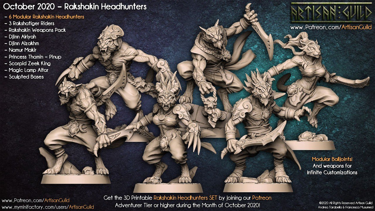 Rakshakin Headhunters — Modular Rakshakin Headhunter