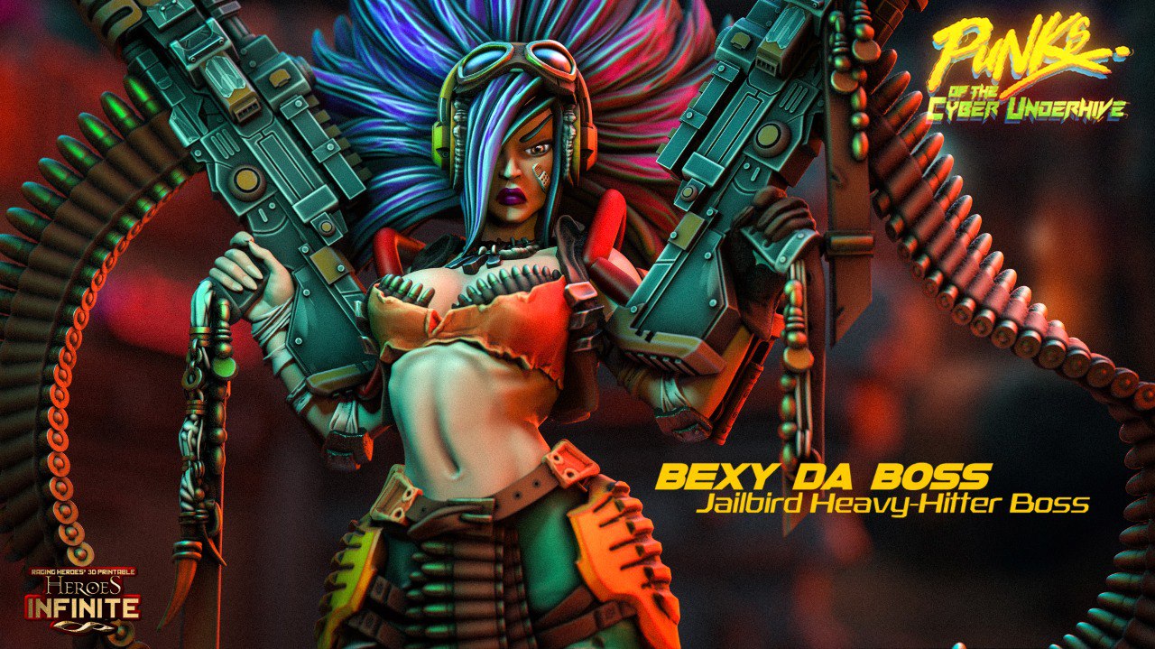 PUNKS of the CYBER UNDERHIVE — Bexy Da Boss