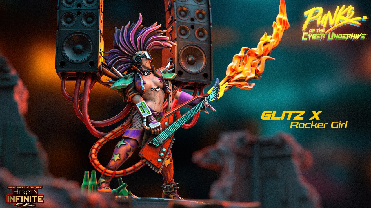 PUNKS of the CYBER UNDERHIVE — Glitz X