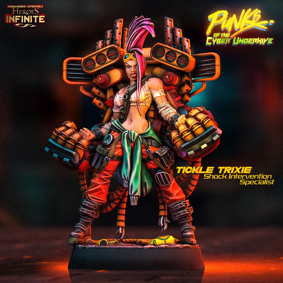 PUNKS of the CYBER UNDERHIVE — Tickle Trixie