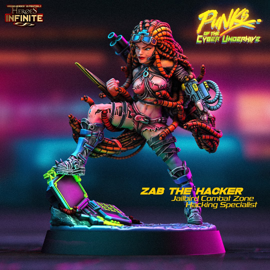 PUNKS of the CYBER UNDERHIVE — Zab The Hacker