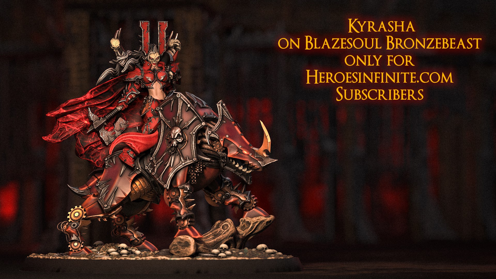 Chaos Blood and Steel — Kyrasha on Blazesoul Bronzebeast