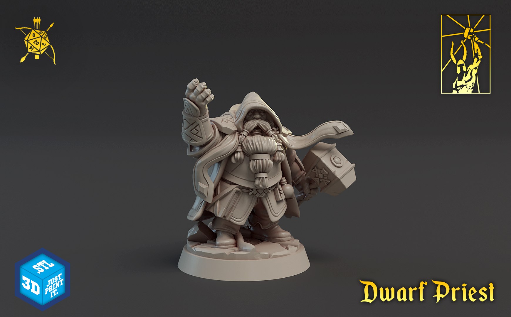 Titans of Adventure Set 1 — Dwarf Priest