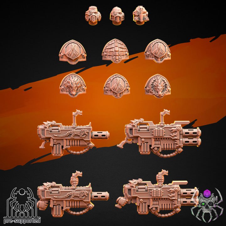 Flame Lizards Destroyers Squad